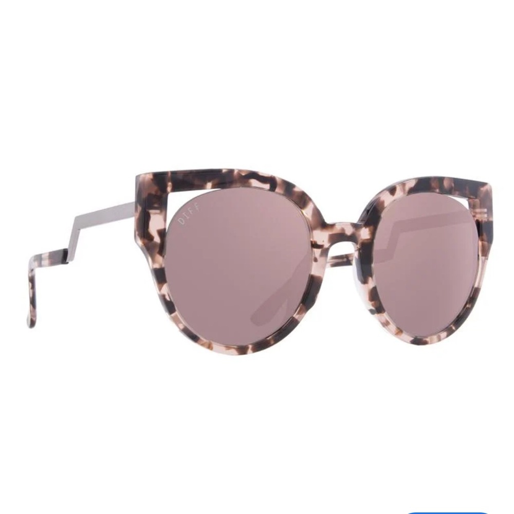 DIFF “ PENNY” Trendy Tortoise Shell oversized Sunglasses